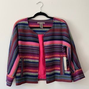 Striped colored fun blazer